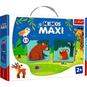 TRF02268 - Maxi Memo Dieren en hun baby's | dobbelsteen 2 jaar