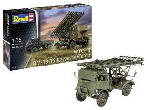 REV03338 - W.O.T. 8 BM-13-16 Katjoesja/Cargo militair voertuig om in elkaar te zetten en te schilderen