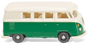 WIK093204 - VOLKSWAGEN Type 1 Bus groen en wit