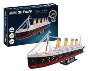 REV00154 - 3D Puzzel Led Editie 266 Stuks RMS TITANIC