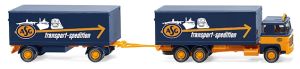 WIK045703 - SCANIA 111 6x4 drager met aanhanger 2 assen ASG