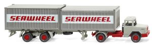 WIK052402 - MAGIRUS 4x2 met SEAWHEEL containertrailer