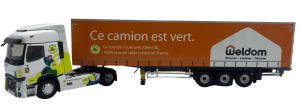 ELI118063 - RENAULT T 4x2 2021 met 3 Assen Aanhangwagen WELDOM Transport Oleo 100