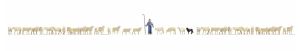 NOC16162 - XL dozen set - 37 schapen en herder