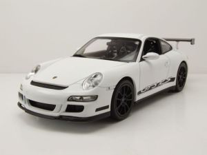 WEL18015BLANC - PORSCHE GT3 rs 2007 Wit met zwarte velgen