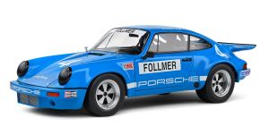 SOL1810702 - PORSCHE 911 Iroc blauw #4 FOLLMER IROC RIVERSIDE 1974