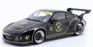 MOD18326 - PORSCHE 997 RWB JPS John Player Special #23 Zwart en goud