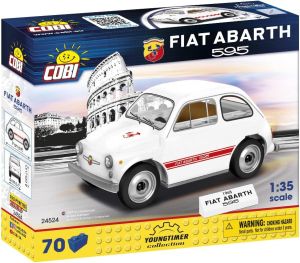 COB24524 - FIAT Abarth 595 Wit - 70 delig