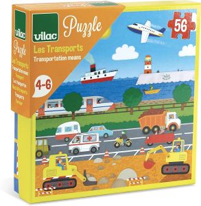 VIL2654 - 56 stukjes transport puzzel