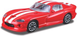 BUR30029 - DODGE Viper GTS Coupe rood met witte strepen