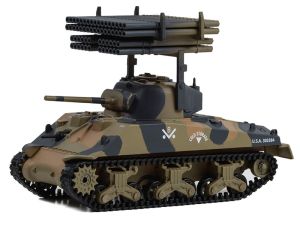 GREEN30441 - Tank SHERMAN M4 1945 U.S. Army WWII uit de serie BATTALION 64 in blisterverpakking