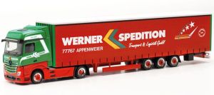 HER317214 - MERCEDES-BENZ Actros 4x2 met aanhangwagen 3-assig WERNER