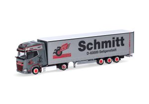 HER317405 - DAF XG 4x2 met 3-assige trailer SCHMITT SELIGENSTADT