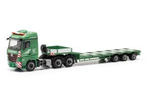 HER317627 - MERCEDES BENZ Arocs 6x4 met 3-assig diepbed TROST