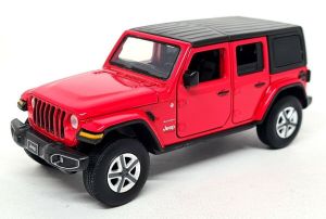 TAY32120001 - JEEP Wrangler Sahara Red met geluid en licht