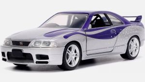 JAD32587 - NISSAN Skyline GT-R - TOKYO Drift 1995 Zilver SNEL en FURIOUS