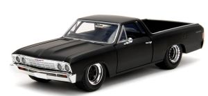 JAD34413 - CHEVROLET el Camino 1967 zwart FAST & FURIOUS