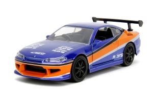 JAD34446 - NISSAN Silvia S15 2001 blauw en oranje SNEL & GEZELLIG