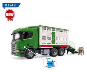 BRU3548 - SCANIA Super 560R 6x4 veewagen met een koe