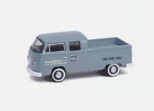 GREEN36110-D - 1978 VOLKSWAGEN Type 2 Dubbele Cabine Pick-up grijs uit de serie CLUB VEE-DUB in blisterverpakking