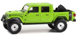 GREEN37290-F - JEEP Gladiator Custom Hellephant 2021 groen van BARRETT JACKSON in blisterverpakking