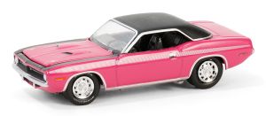 GREEN37310-D - PLYMOUTH Cuda 1970 Roze uit de BARRETT JACKSON reeks in blisterverpakking