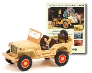 GREEN39080-A - JEEP WILLYS MB 1945 VINTAGE AD AUTO'S in blister