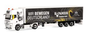 HER318402 - MAN TGX GX 4x2 met 3-assige trailer PANZER