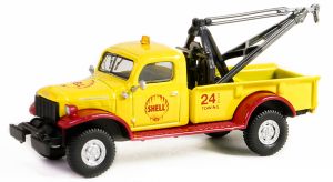 GREEN41155-A - DODGE Power Wagon Wrecker 1949 sleepwagen uit de serie SHELL in blisterverpakking