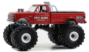 GREEN49140-F - FORD F-350 1990 FIRST BLOOD uit de serie KINGS OF CRUNCH in blisterverpakking