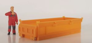 MSM5467/01 - Vlakke vuilcontainer 5m3 - miniatuur