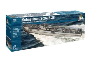 ITA5625 - Boot Schnellboot S-26/S-38 om in elkaar te zetten en te schilderen