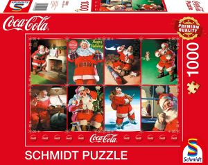 SCM59956 - 1000 stukjes kerstman puzzel COCA COLA