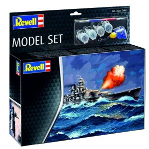 REV65181 - Modelset - Gneisenau slagschip met verf om te assembleren