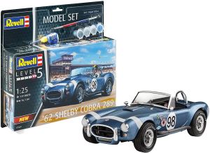 REV67669 - Modelset SHELBY 62' Cobra 289 met schilderij om in elkaar te zetten