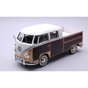 MMX79560MARRON - VOLKSWAGEN T1 Pick-up Bruin en wit