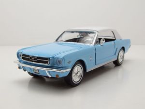 MMX79855 - FORD Mustang 1964 blauw JAMES BOND Thunderball