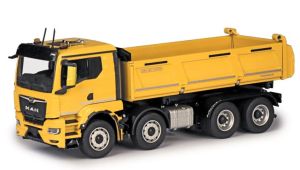 CON81255/04 - MAN TGS NN 8x4 kipper Meiller Geel