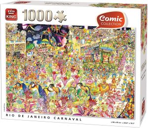 KING55926 - Puzzel 1000 stukjes The Canaval de RIO de JANEIRO