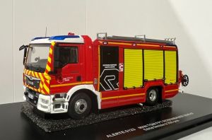 ALERTE0123 - MAN TGM FPT Rosenbauer SDIS - Brandweer 87-Haute Vienne - Beperkt tot 200ex.