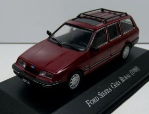 MAGARGAQV24 - FORD Sierra GHIA landelijk 1988 bordeaux met boekje