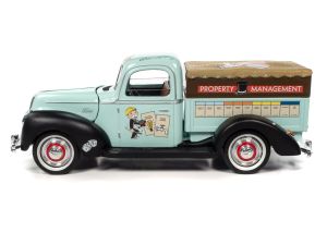 AMMAWSS138 - FORD Truck 1940 Groen en zwart MONOPOLY