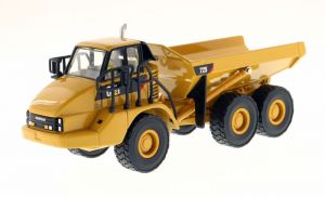 DCM85073 - CATERPILLAR 725 knikdumper met chauffeur