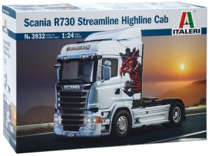 ITA3932 - SCANIA R730 Streamline Highline Cab 4x2-model om te monteren en te schilderen