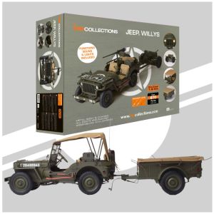 IXC.JPW.FK - JEEP Willys met militair toebehoren - VOLLEDIG KIT 870 stuks