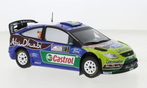 IXO24RAL027A.22 - FORD Focus RS WRC #4 Winnaar van de Rally van Sardinië 2009 J-M. LATVALA / M.ANTILLA