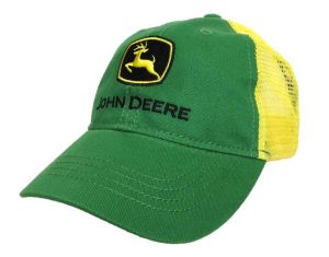 JSH370GT - JOHN DEERE groene kinderpet met gaasrug