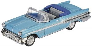 NEW48013P - PONTIAC Bonneville cabrio 1957 blauw