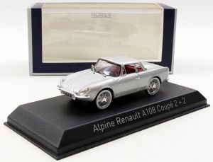 NOREV517821 - ALPINE RENAULT A108 Coupé 2+2 1961 zilvergrijs