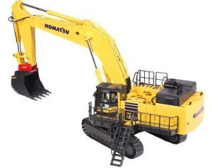 NZG9992 - KOMATSU PC1250 graafmachine met snelwissel